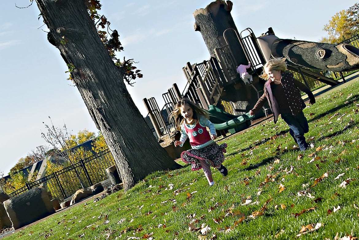 Children Playing Outdoors in Eden Prairie