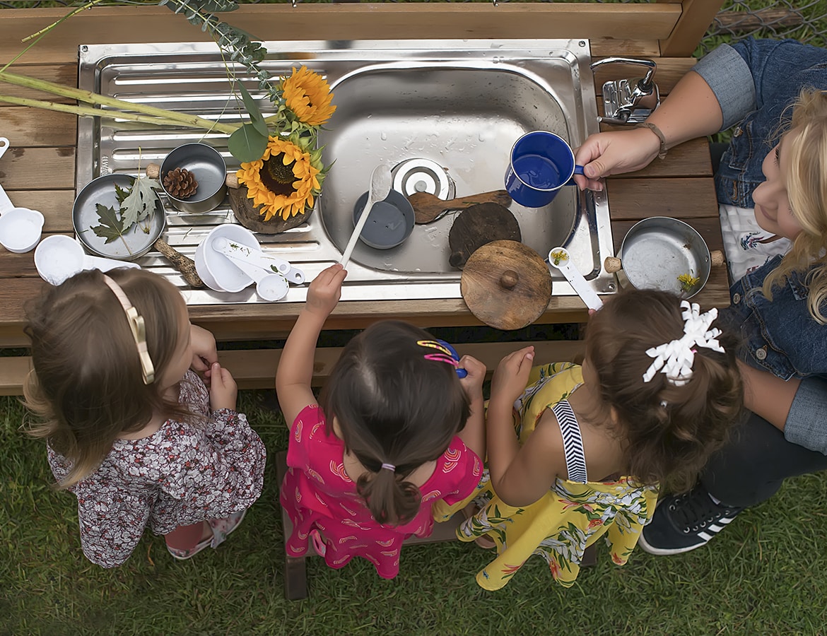 Roseville Child Care Students at Play